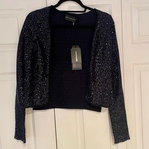BNWT Zadig and Voltaire Navy Sequin Cardigan - Small